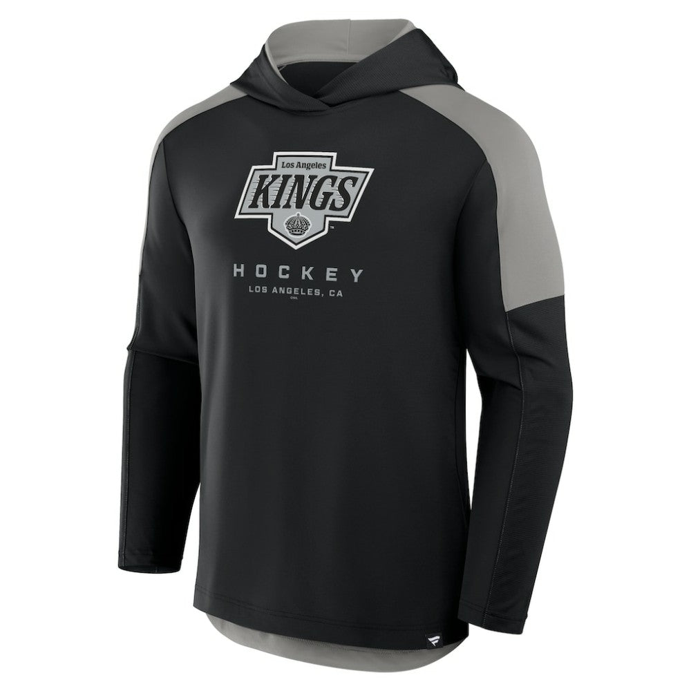 NHL Los Angeles Kings Fanatics Meta Game Transitional Pullover Hoodie - Black