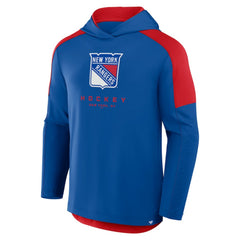 NHL New York Rangers Fanatics Meta Game Transitional Pullover Hoodie - Blue