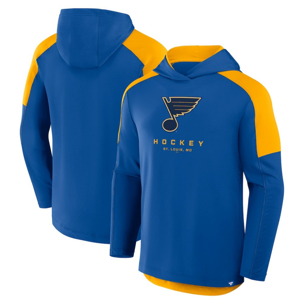 NHL St. Louis Blues Fanatics Meta Game Transitional Pullover Hoodie - Royal