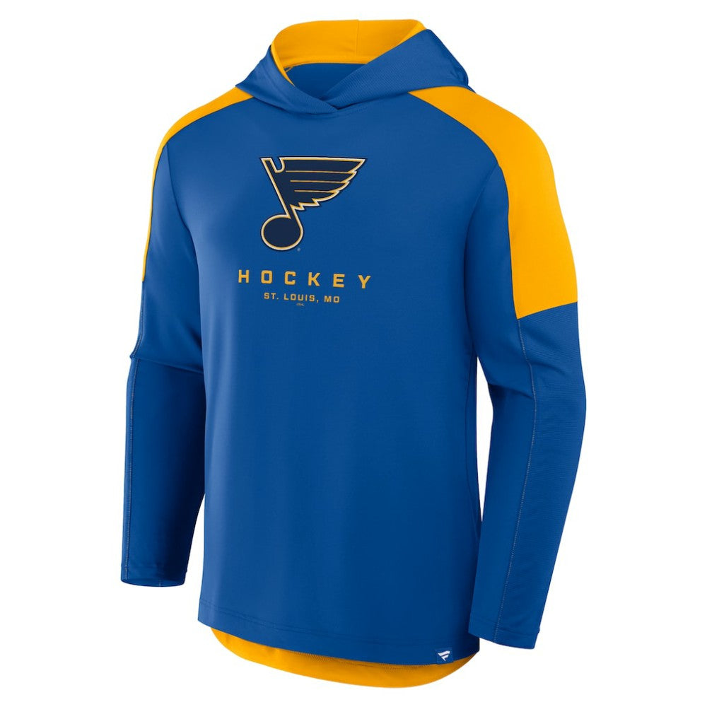 NHL St. Louis Blues Fanatics Meta Game Transitional Pullover Hoodie - Royal