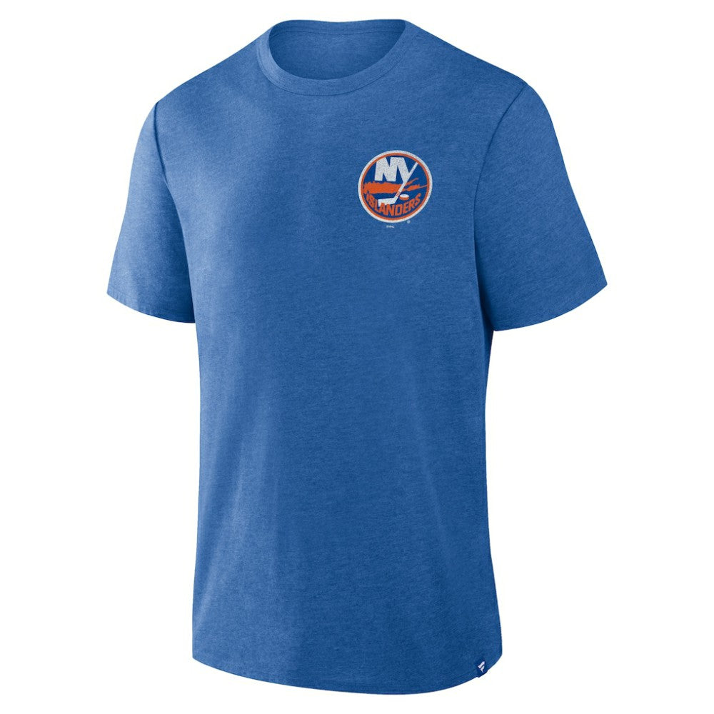 NHL New York Islanders Fanatics Fan Lanes Tri-Blend T-Shirt - Heather Royal