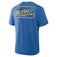 NHL Buffalo Sabres Fanatics Fan Lanes Tri-Blend T-Shirt - Heather Royal