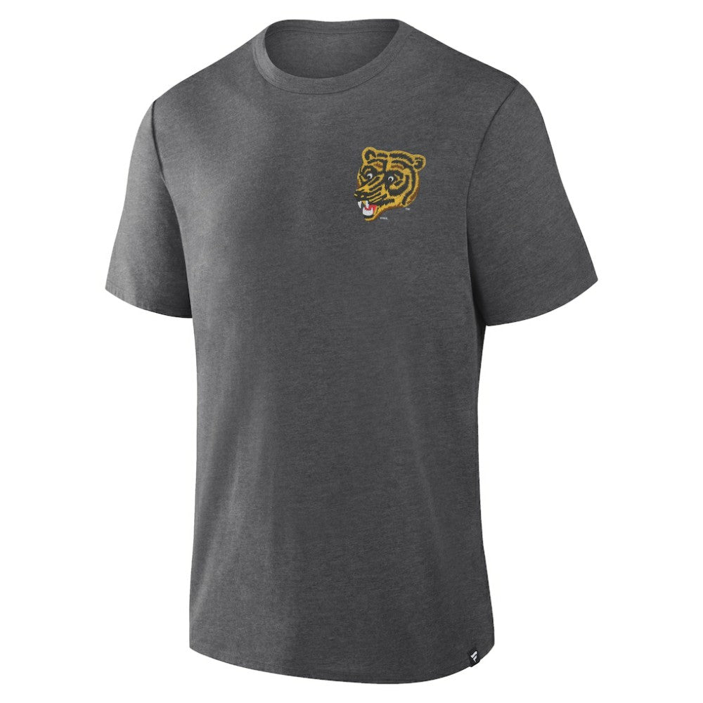 NHL Boston Bruins Fanatics Fan Lanes Tri-Blend T-Shirt - Heather Charcoal