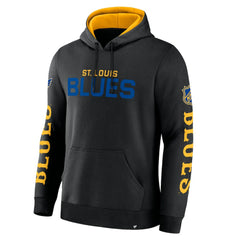 NHL St. Louis Blues Fanatics Big City Legacy Fleece Pullover Hoodie - Black