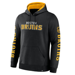 NHL Boston Bruins Fanatics Big City Legacy Fleece Pullover Hoodie - Black
