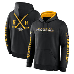 NHL Nashville Predators Fanatics Big City Legacy Fleece Pullover Hoodie - Black