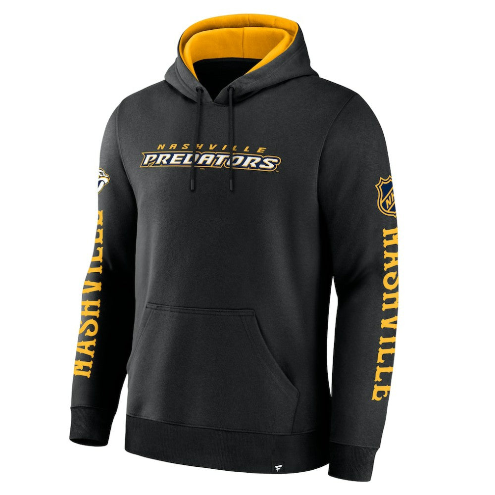 NHL Nashville Predators Fanatics Big City Legacy Fleece Pullover Hoodie - Black