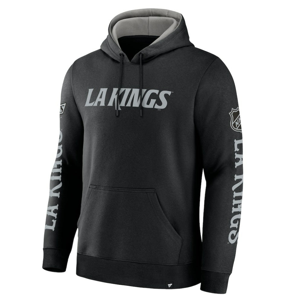 NHL Los Angeles Kings Fanatics Big City Legacy Fleece Pullover Hoodie - Black