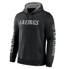 NHL Los Angeles Kings Fanatics Big City Legacy Fleece Pullover Hoodie - Black
