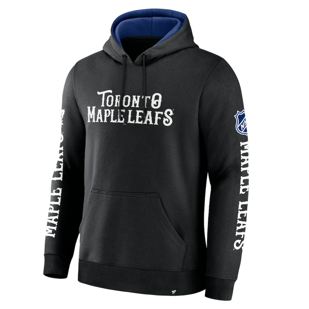 NHL Toronto Maple Leafs Fanatics Big City Legacy Fleece Pullover Hoodie - Black