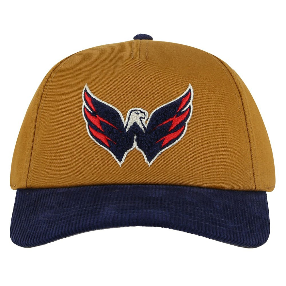 NHL Washington Capitals American Needle Burnett Adjustable Hat - Tan/Navy