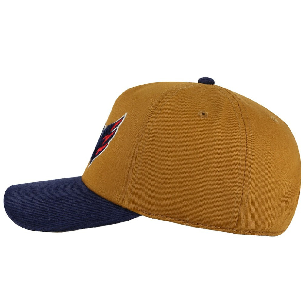 NHL Washington Capitals American Needle Burnett Adjustable Hat - Tan/Navy