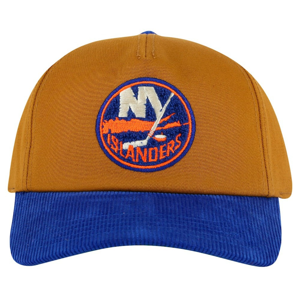 NHL New York Islanders American Needle Burnett Adjustable Hat - Tan/Royal
