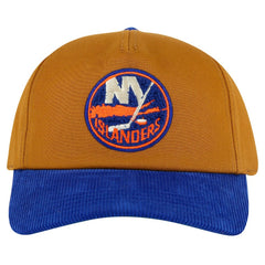 NHL New York Islanders American Needle Burnett Adjustable Hat - Tan/Royal
