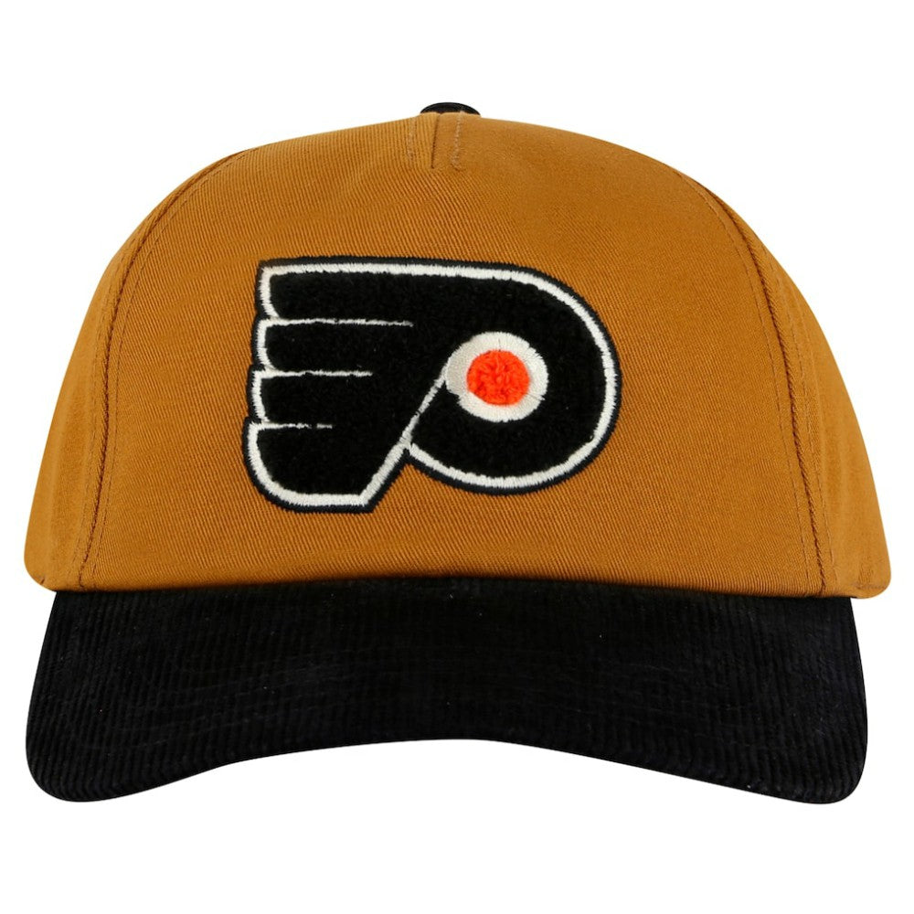 NHL Philadelphia Flyers American Needle Burnett Adjustable Hat - Tan/Black
