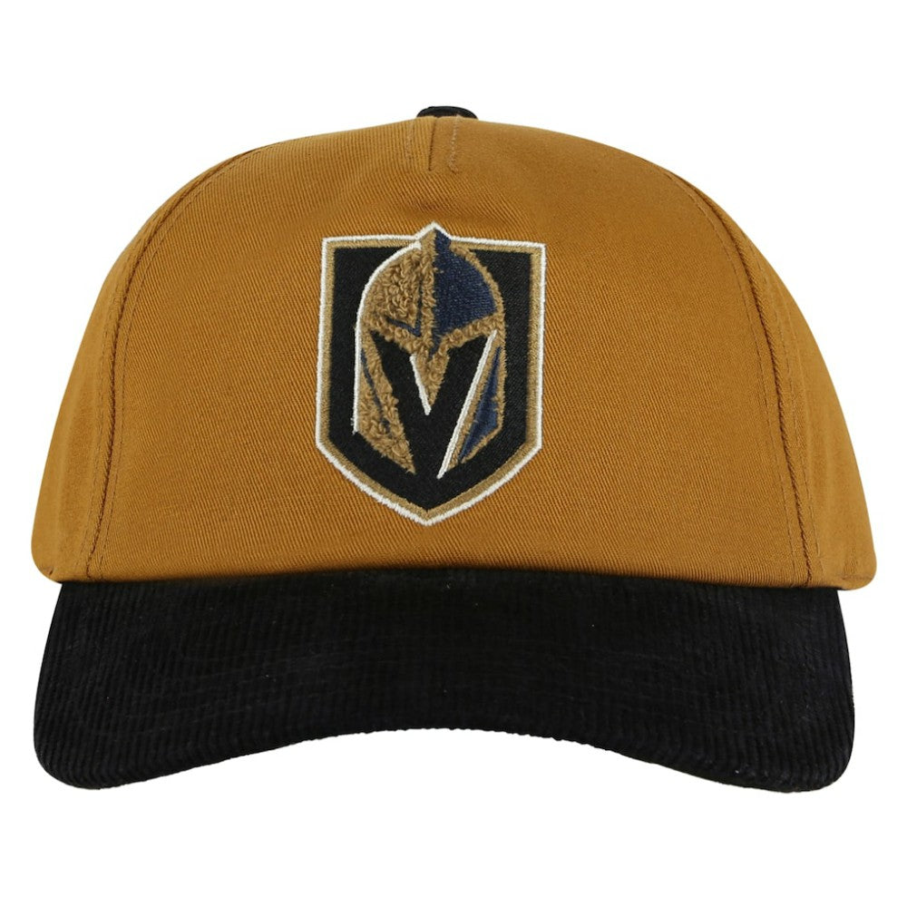 NHL Vegas Golden Knights American Needle Burnett Adjustable Hat - Tan/Black