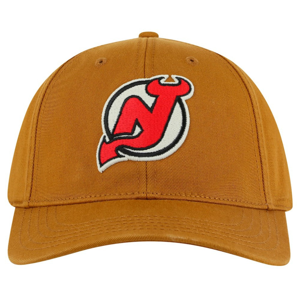 NHL New Jersey Devils American Needle Hepcat Washed Twill Adjustable Hat - Tan
