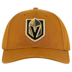 NHL Vegas Golden Knights American Needle Hepcat Washed Twill Adjustable Hat - Tan