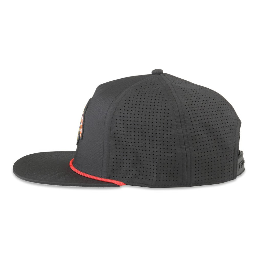 NHL Chicago Blackhawks American Needle Buxton Pro Tech Adjustable Hat - Black