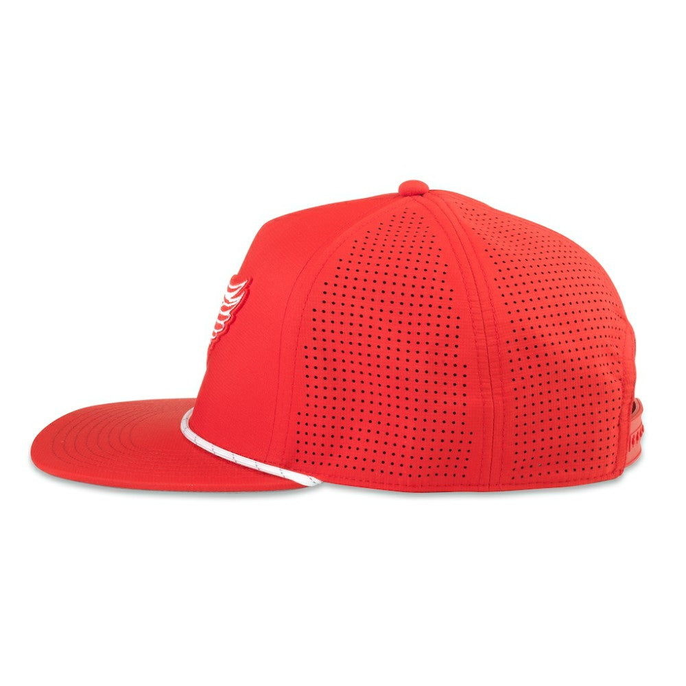 NHL Detroit Red Wings American Needle Buxton Pro Tech Adjustable Hat - Red