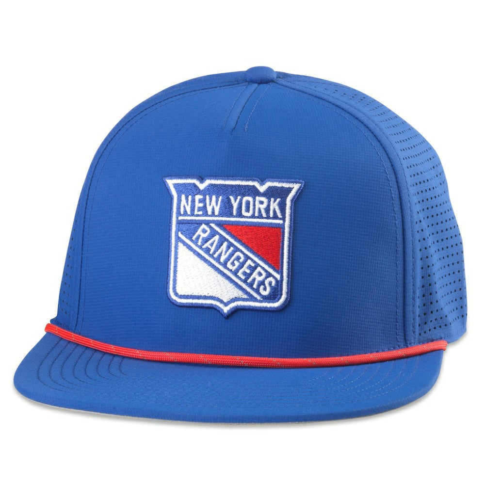 NHL New York Rangers American Needle Buxton Pro Tech Adjustable Hat - Blue