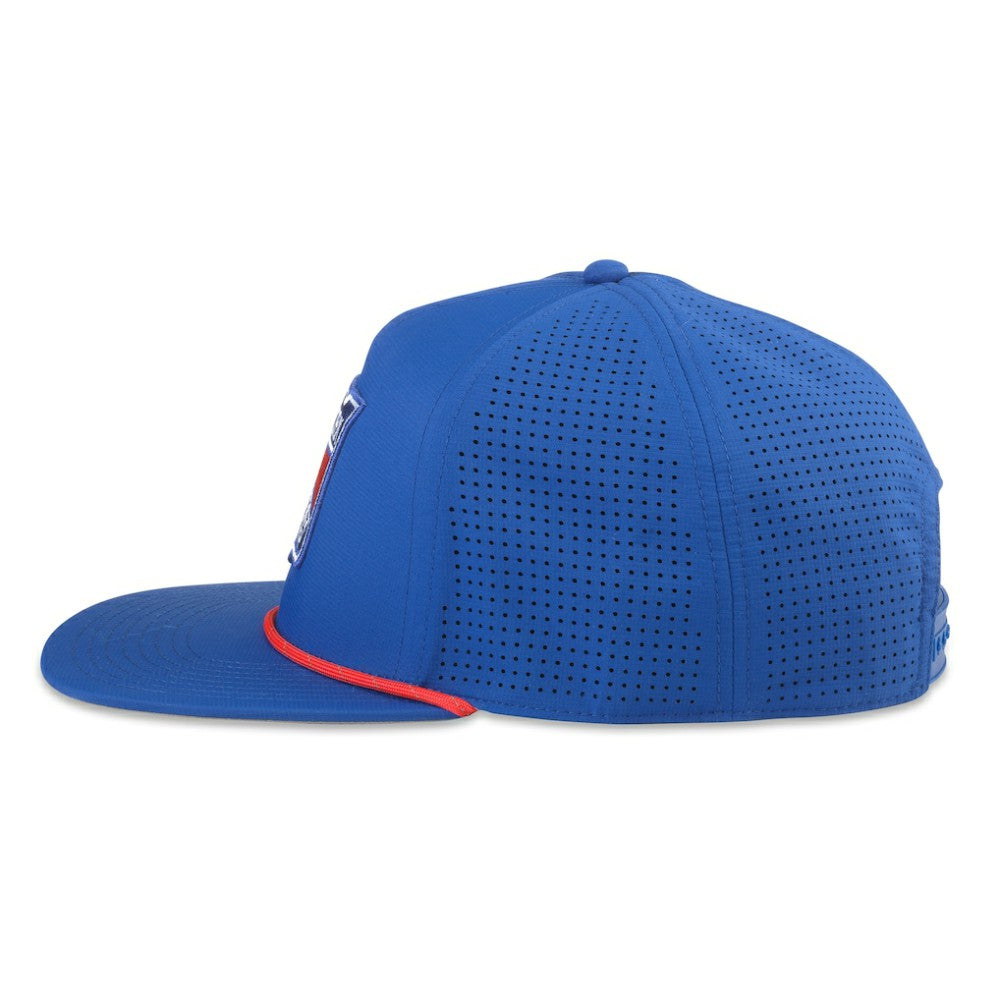 NHL New York Rangers American Needle Buxton Pro Tech Adjustable Hat - Blue