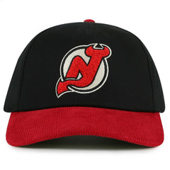 NHL New Jersey Devils American Needle Burnett Adjustable Hat - Black/Red