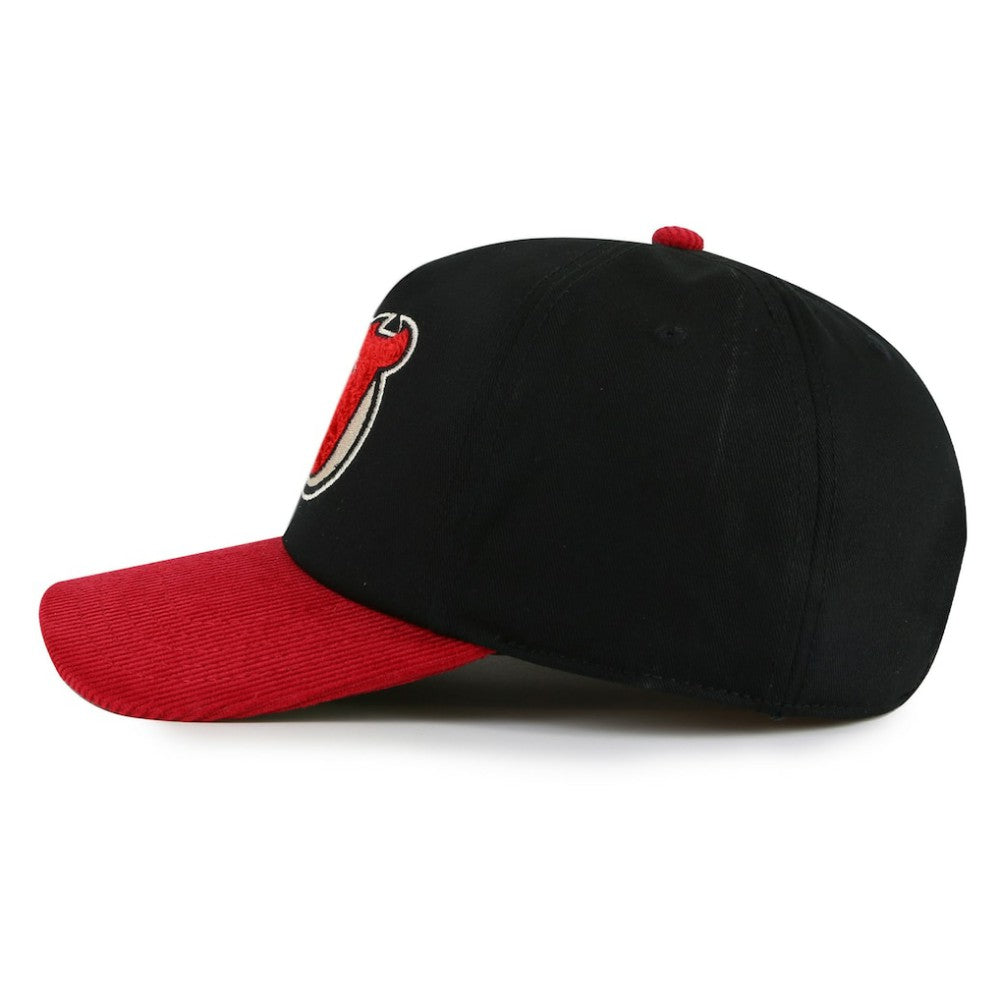 NHL New Jersey Devils American Needle Burnett Adjustable Hat - Black/Red