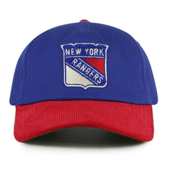 NHL New York Rangers American Needle Burnett Adjustable Hat - Blue/Red