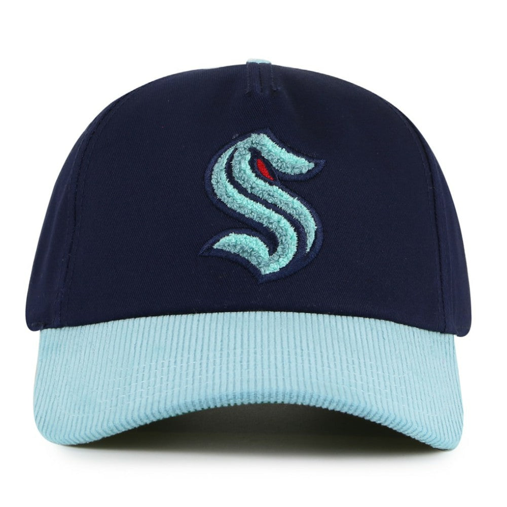 NHL Seattle Kraken American Needle Burnett Adjustable Hat - Deep Sea Blue/Light Blue