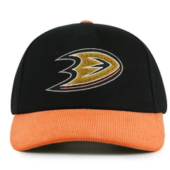NHL Anaheim Ducks American Needle Burnett Adjustable Hat - Black/Orange