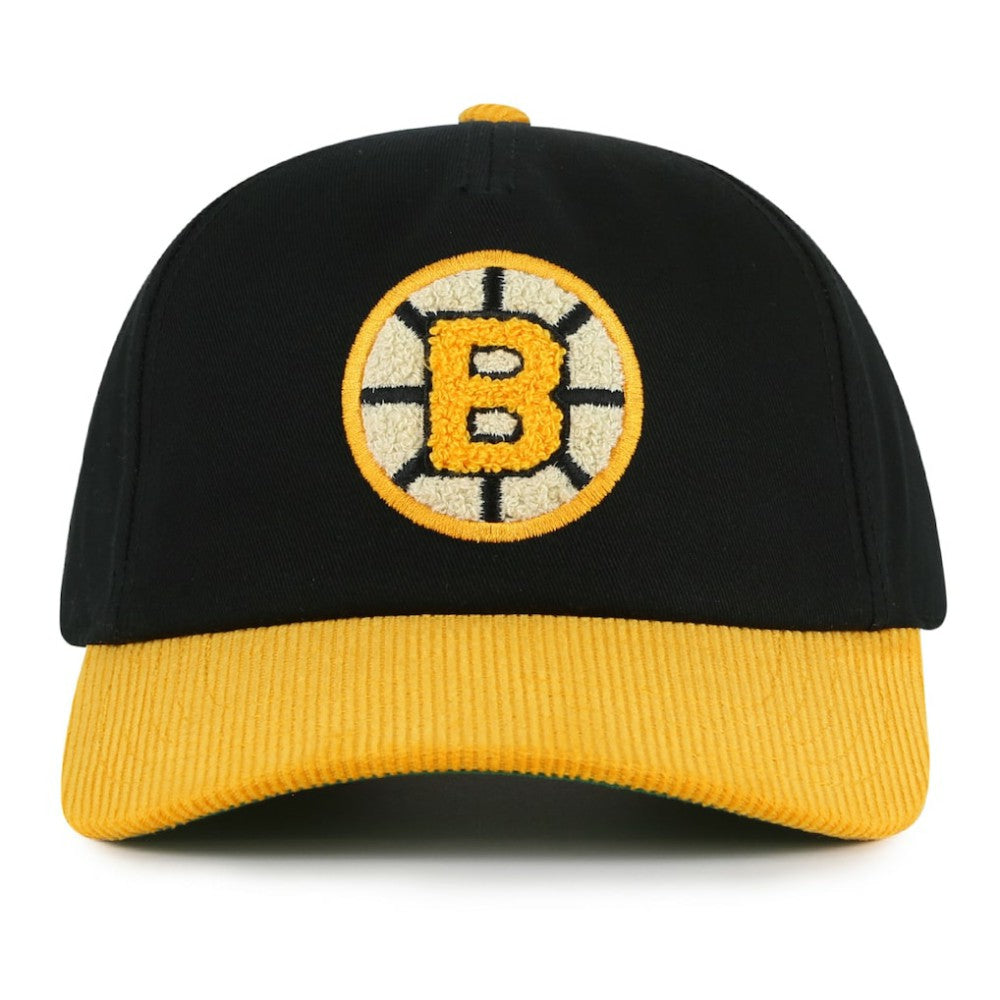 NHL Boston Bruins American Needle Burnett Adjustable Hat - Black/Gold