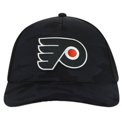 NHL Philadelphia Flyers American Needle Valin Camo Super Tech Vented Adjustable Hat - Black