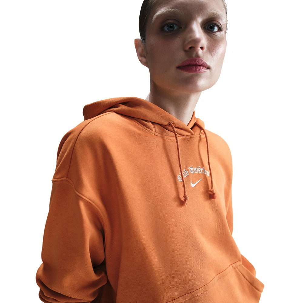 Club America Women's CA x CA Phoenix Fleece Pullover Hoodie Orange