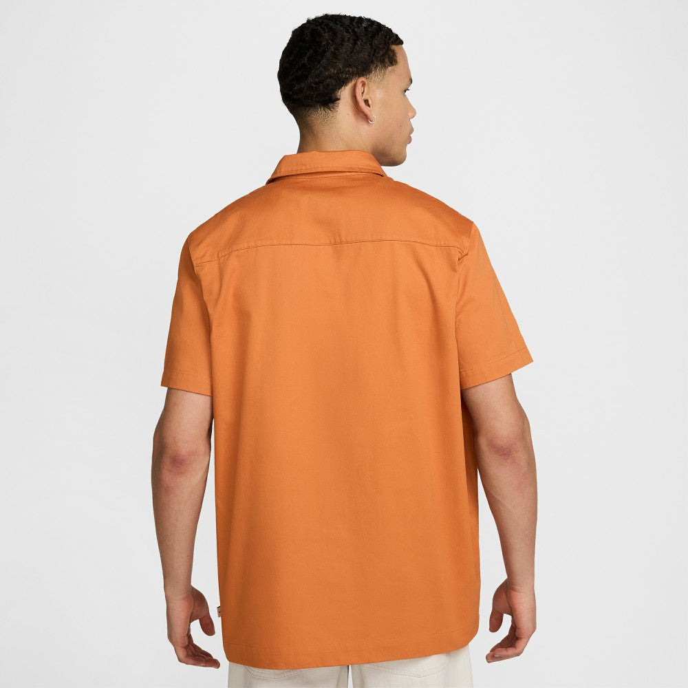 Club America CA x CA Woven Button-Down Shirt Burnt Orange sale