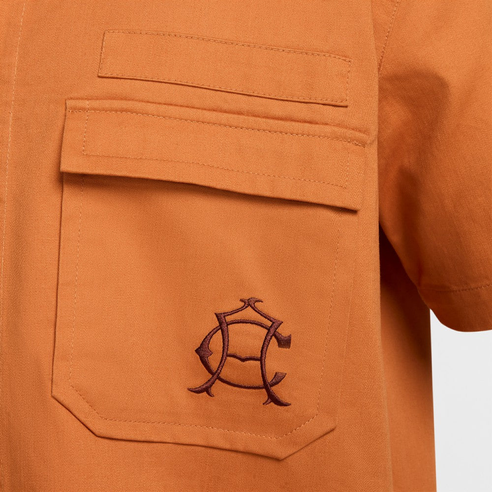 Club America CA x CA Woven Button-Down Shirt Burnt Orange sale