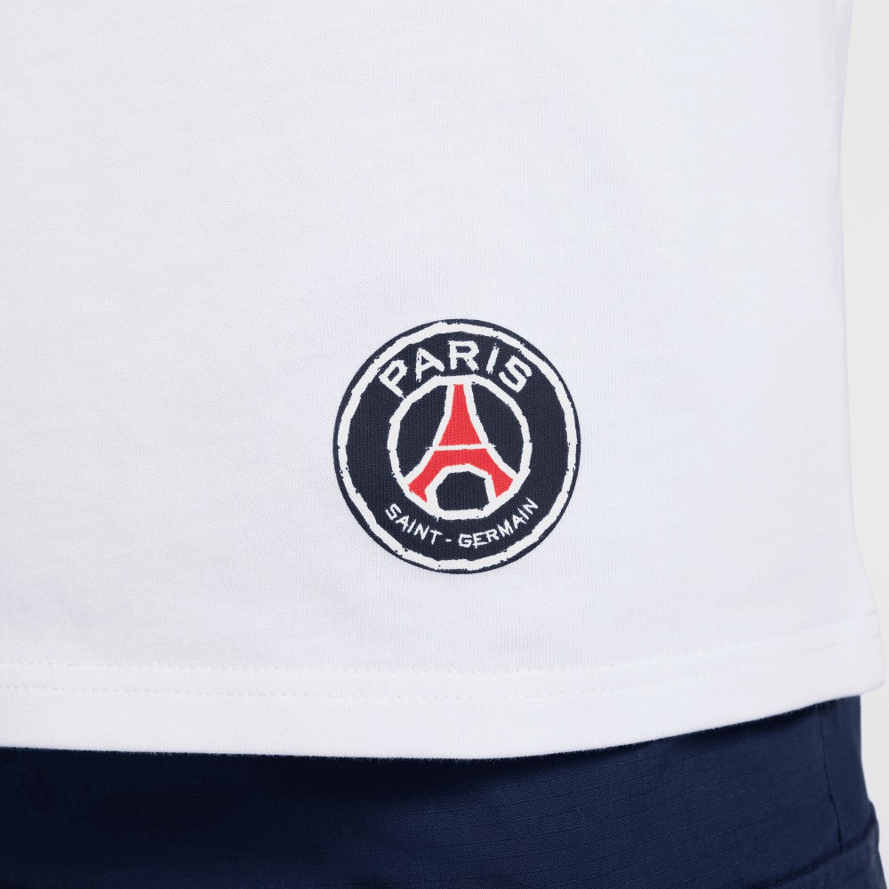 Paris Saint-Germain Swoosh T-Shirt White