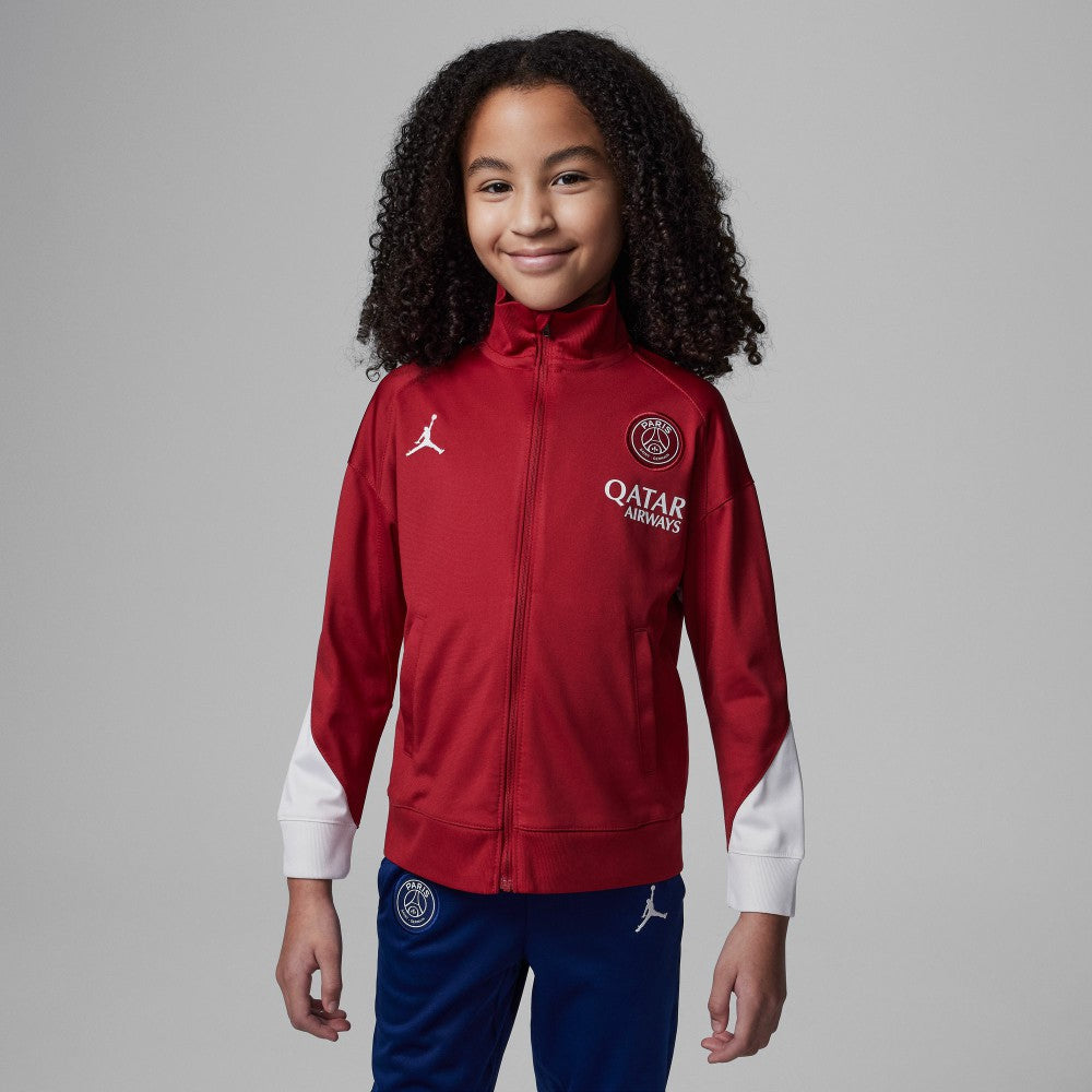 Paris Saint-Germain Jordan Brand Preschool 2024/25 Fourth Strike Full-Zip Track Suit Red sale