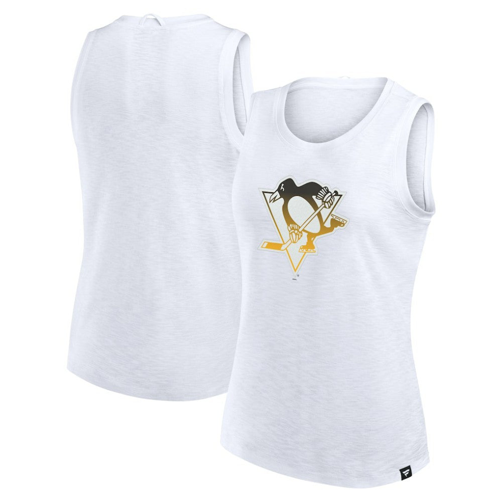 NHL Pittsburgh Penguins Fanatics Women's Slub Tank Top - White
