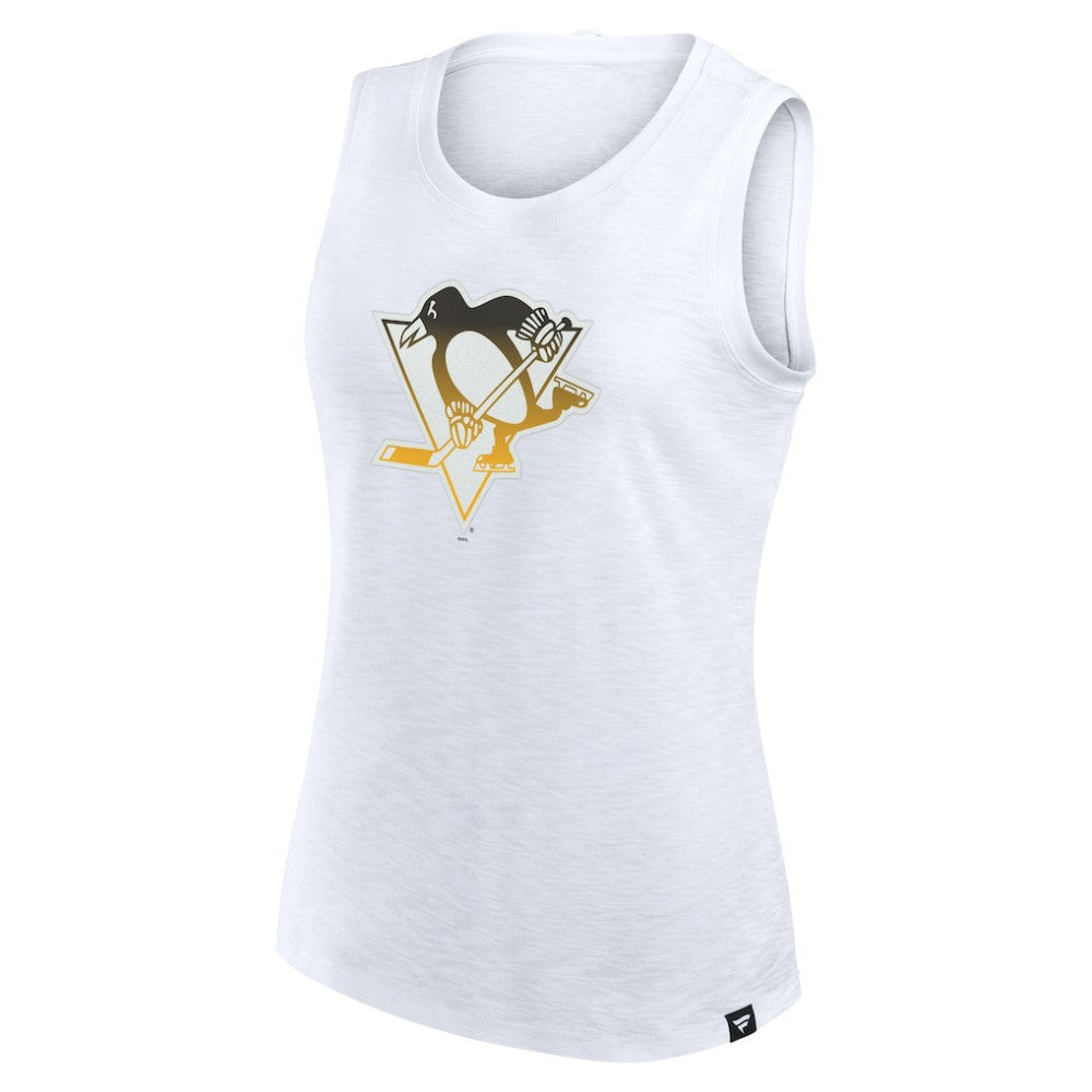 NHL Pittsburgh Penguins Fanatics Women's Slub Tank Top - White