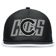 Chicago Cubs Fanatics Let's Glow Line Drive Snapback Hat - Black Hats