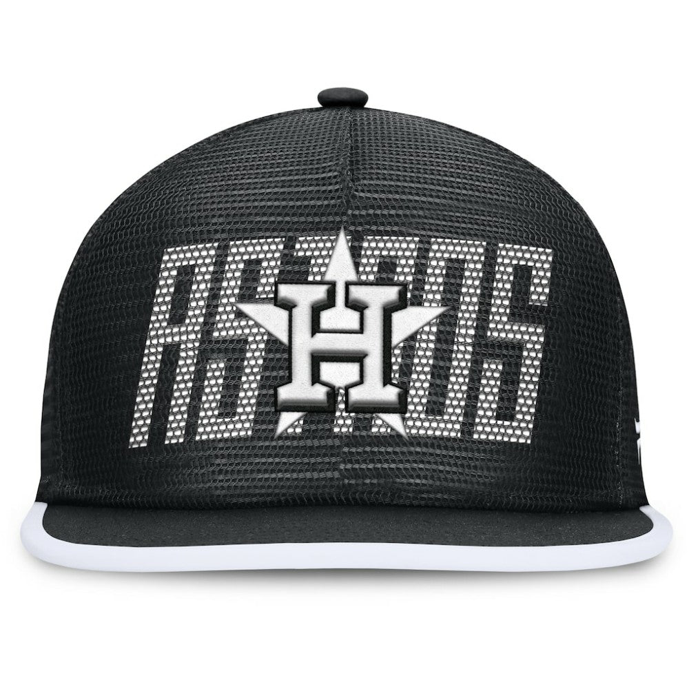 Houston Astros Fanatics Let's Glow Line Drive Snapback Hat - Black Hats