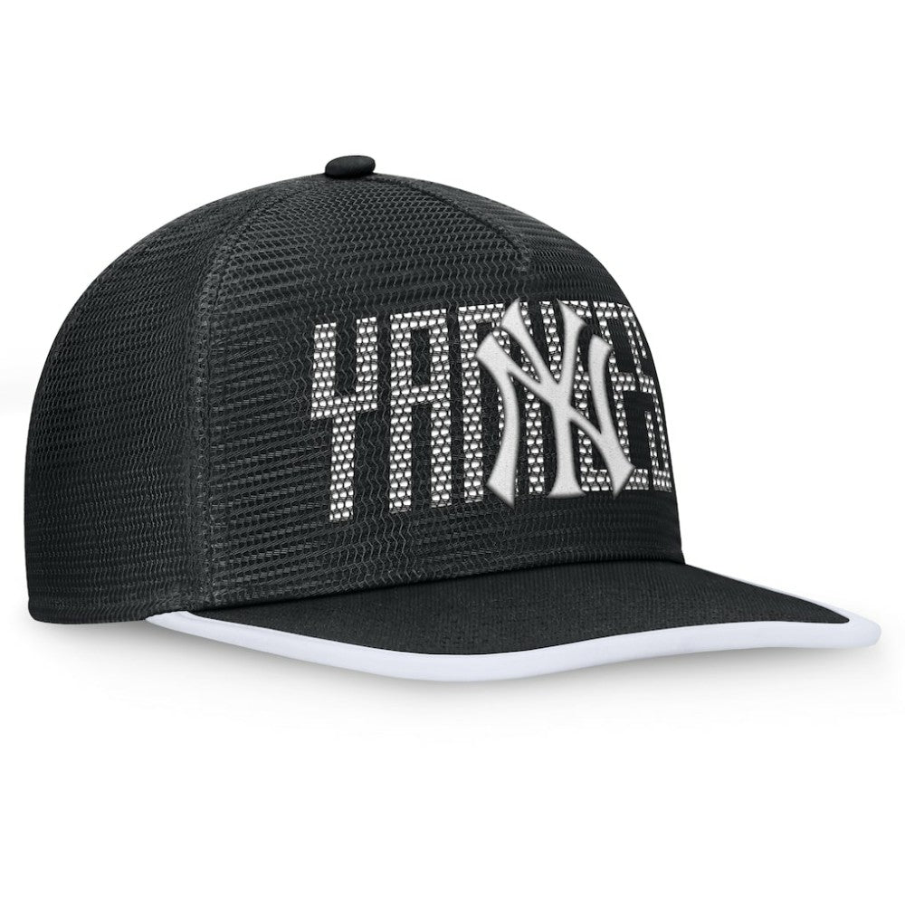 New York Yankees Fanatics Let's Glow Line Drive Snapback Hat - Black Hats