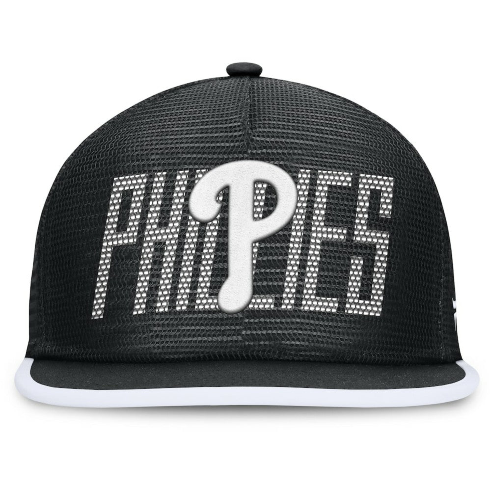 Philadelphia Phillies Fanatics Let's Glow Line Drive Snapback Hat - Black Hats