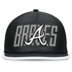 Atlanta Braves Fanatics Let's Glow Line Drive Snapback Hat - Black Hats