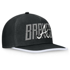 Atlanta Braves Fanatics Let's Glow Line Drive Snapback Hat - Black Hats
