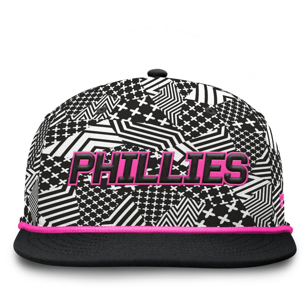 Philadelphia Phillies Fanatics Let's Glow Moon Shot Snapback Hat - Black Hats