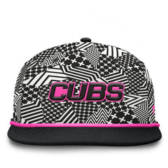 Chicago Cubs Fanatics Let's Glow Moon Shot Snapback Hat - Black Hats