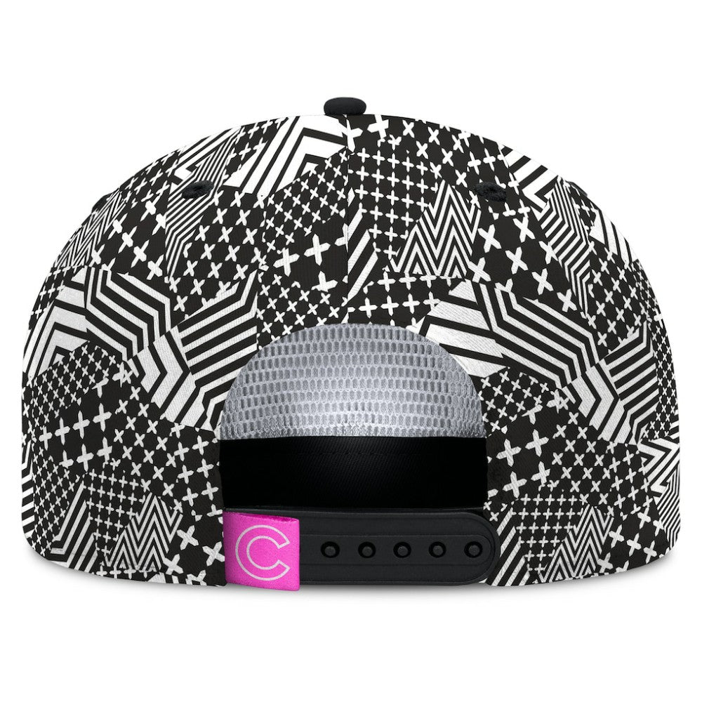 Chicago Cubs Fanatics Let's Glow Moon Shot Snapback Hat - Black Hats