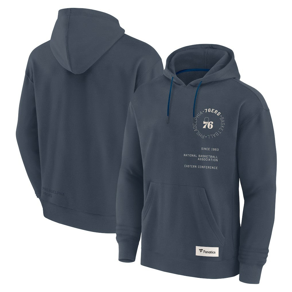 Philadelphia 76ers Future Ground Info Elements Premium Pullover Hoodie Blue